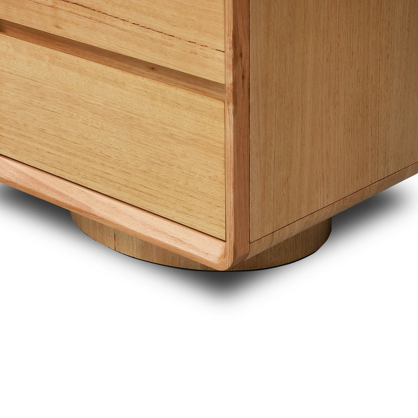 CST12701-MA 52cm Tassie Oak Bedside Table - Natural