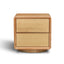 CST12701-MA 52cm Tassie Oak Bedside Table - Natural