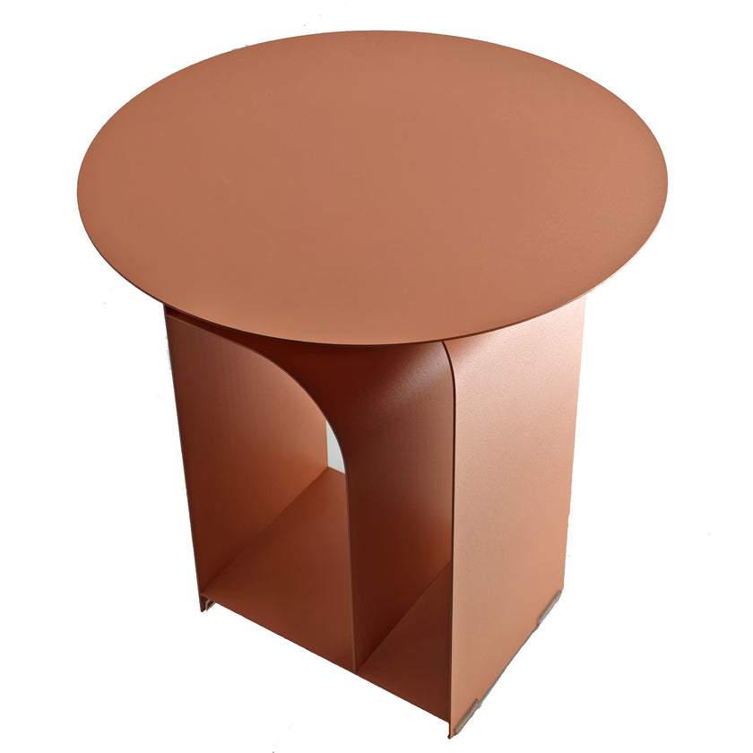 CST12702-BC 38cm Round Side Table - Blush