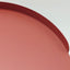CST12706-BC 37cm Round Side Table - Burgundy Red