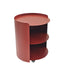 CST12706-BC 37cm Round Side Table - Burgundy Red
