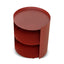 CST12706-BC 37cm Round Side Table - Burgundy Red