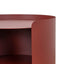 CST12706-BC 37cm Round Side Table - Burgundy Red