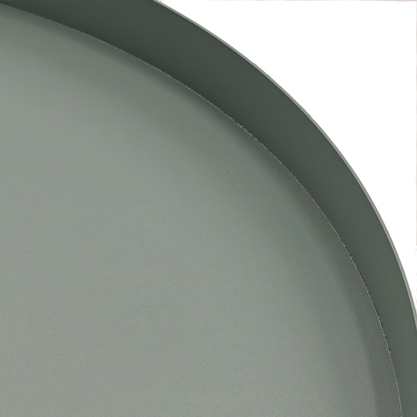 CST12707-BC 37cm Round Side Table - Sage Green
