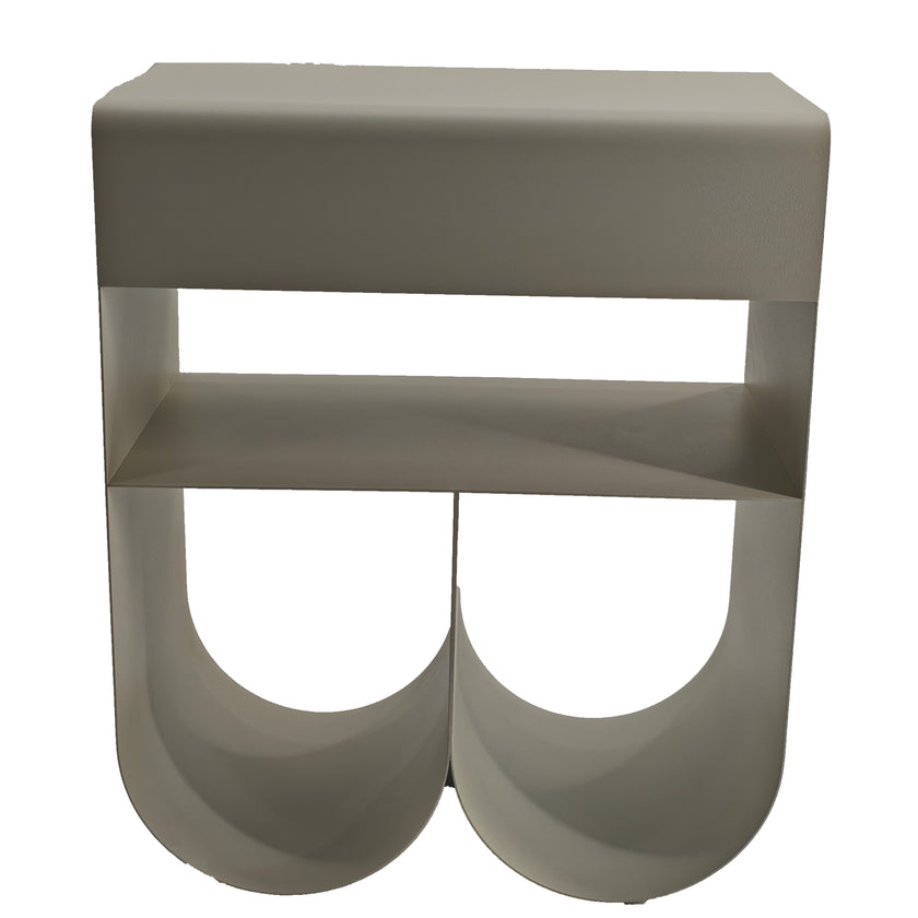 CST12709-BC 40cm Side Table - Almond Milk