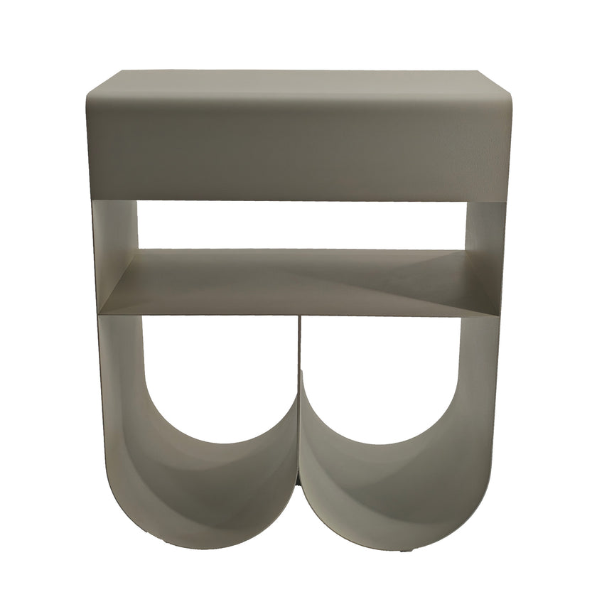 CST12709-BC 40cm Side Table - Almond Milk