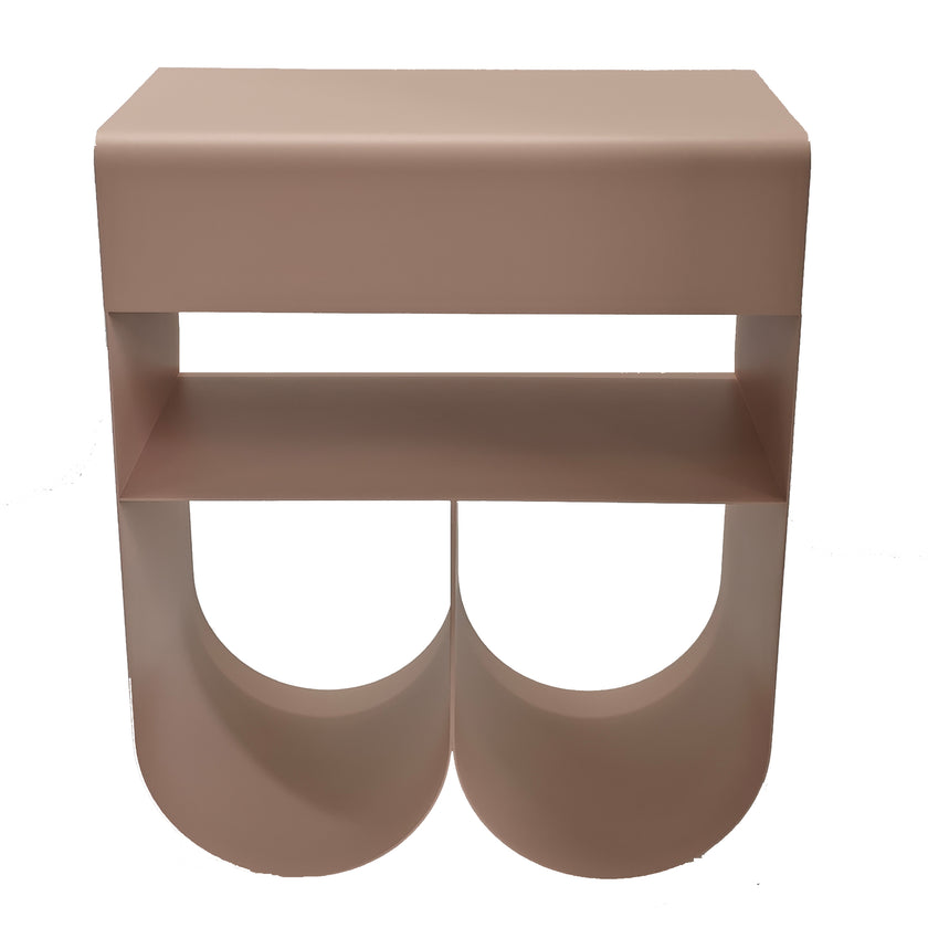 CST12710-BC 40cm Side Table - Rose Smoke