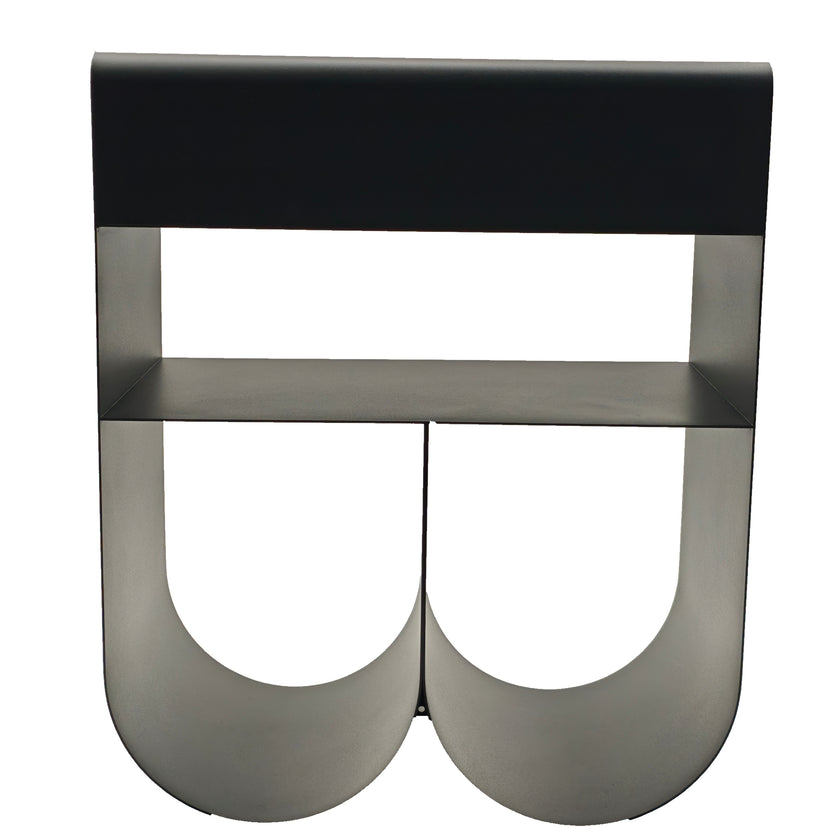 CST12711-BC 40cm Side Table - Full Black