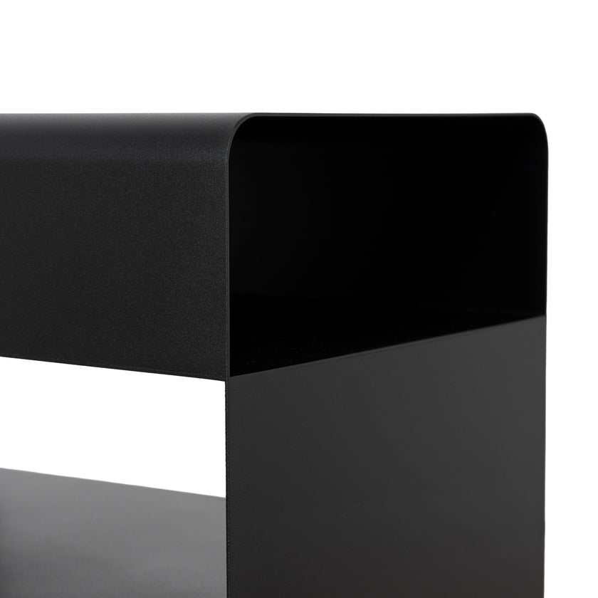 CST12711-BC 40cm Side Table - Full Black