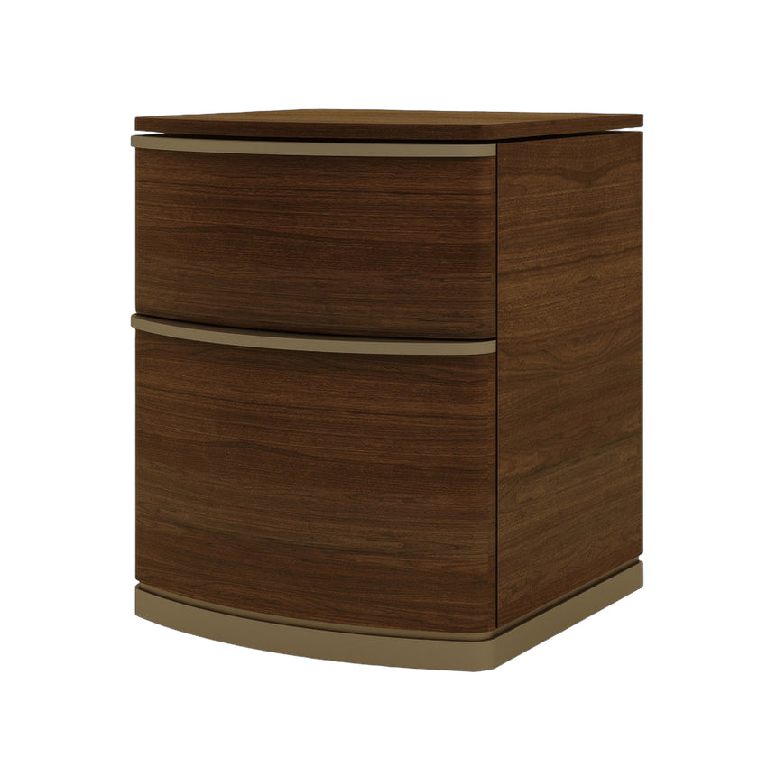 CST12815-VN 45.8cm Bedside Table - Walnut