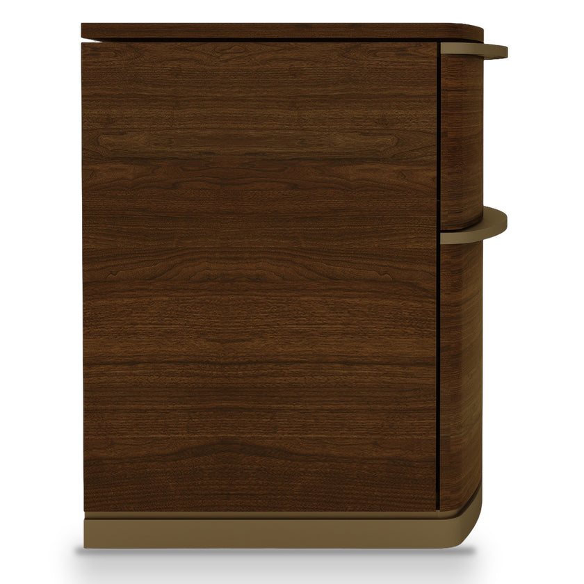 CST12815-VN 45.8cm Bedside Table - Walnut