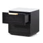 Ex Display - CST6863-CN Bedside Table - Black with Marble Top