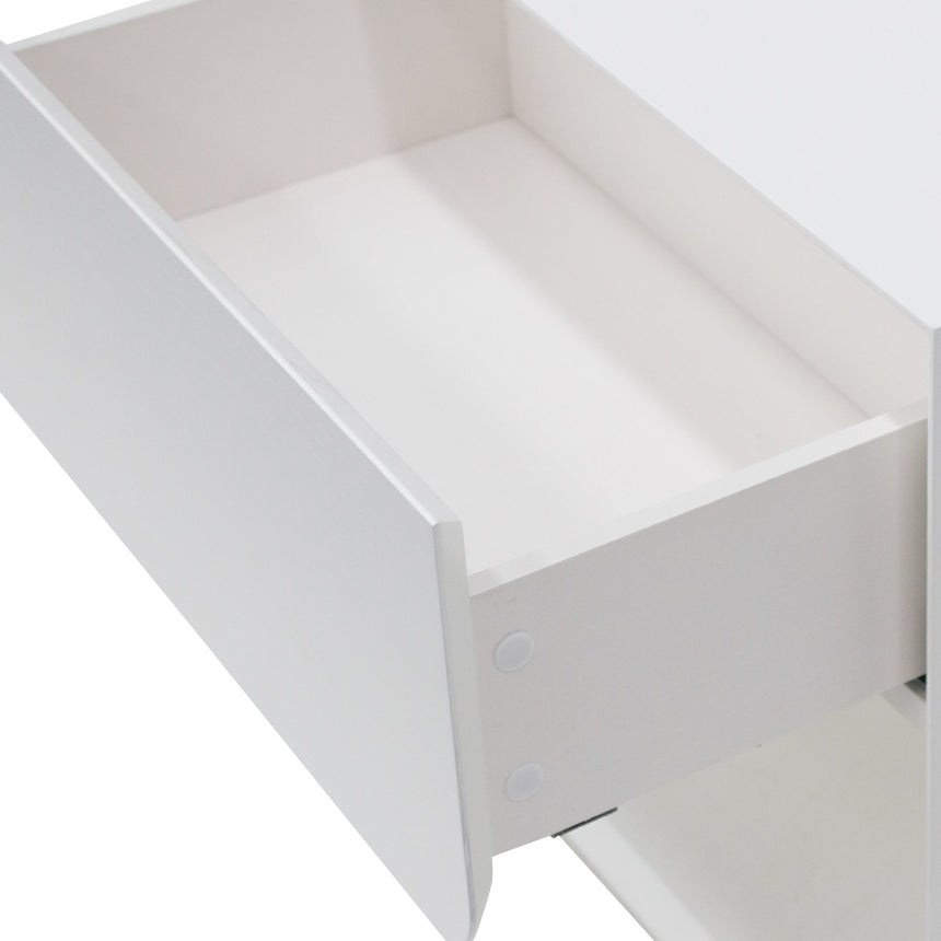 Ex Display - CST6911-CN Oak Bedside Table - White
