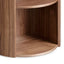 Ex Display - CST8083-BB Round Wooden Bedside Table - Walnut