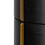 CST8204-CN 46cm Round Bedside Table - Black