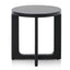CST8417-NI Round Side Table - Full Black