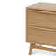 CST8534-VN 2 Drawer Bedside Table - Natural Oak