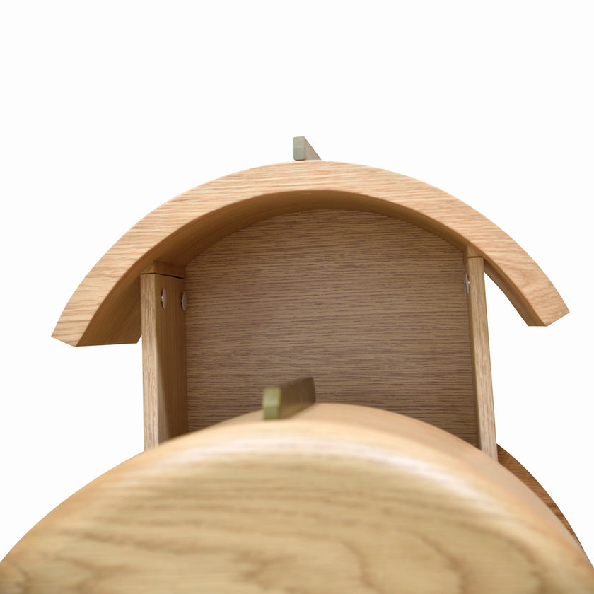 CST8555-CN 46cm Round Bedside Table - Natural