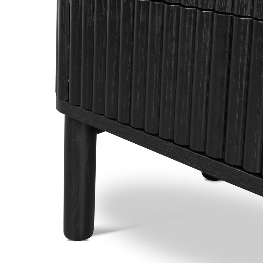CST8628-KD Bedside Table - Full Black