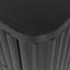 CST8628-KD Bedside Table - Full Black