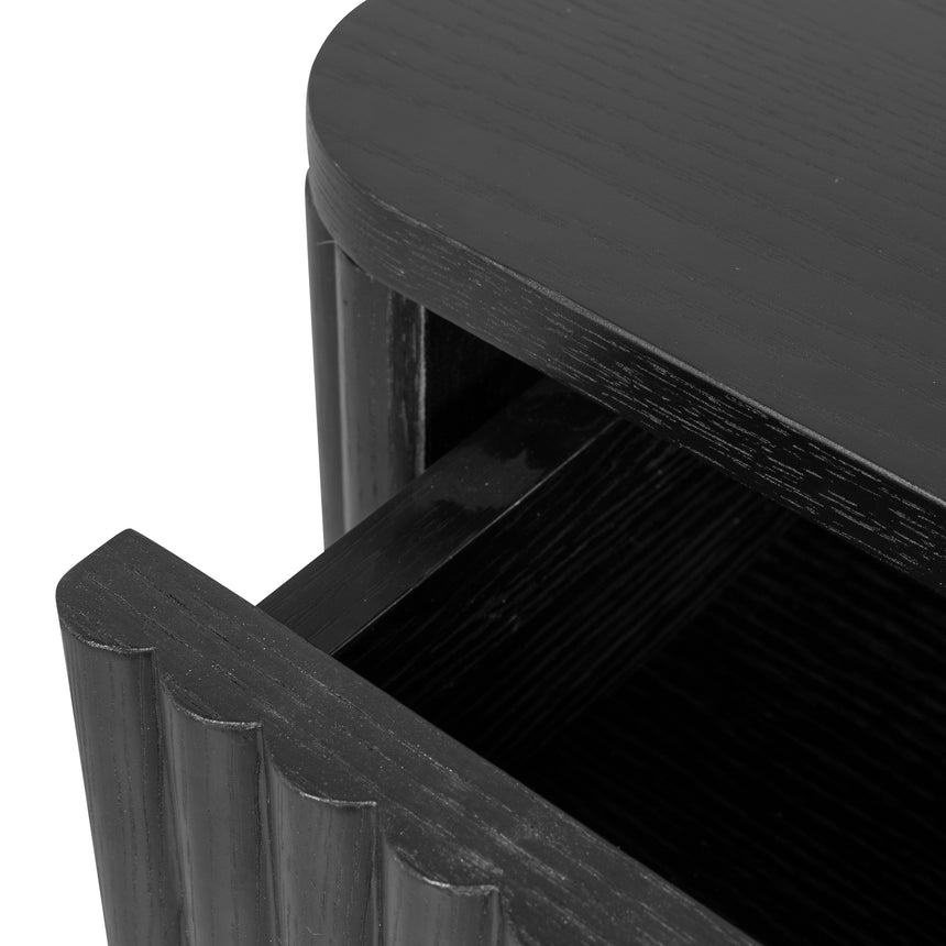 CST8628-KD Bedside Table - Full Black