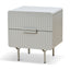 CST8635-IG Bedside Table - Warm Grey