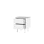 CST8636-IG Bedside Table - White