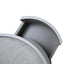 CST8637-IG 44cm Bedside Table - Warm Grey