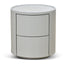 CST8637-IG 44cm Bedside Table - Warm Grey