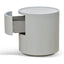 CST8637-IG 44cm Bedside Table - Warm Grey