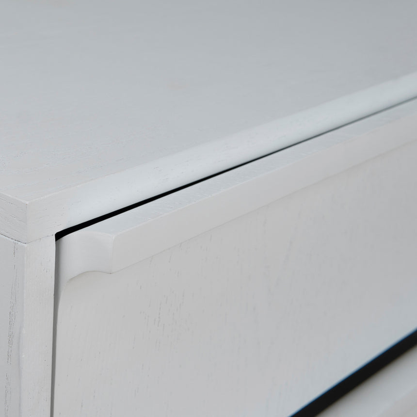 CST8685-DR Bedside Table - Full White