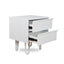 CST8685-DR Bedside Table - Full White