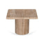 CST8712-RB 50cm Travertine Top Side Table - Natural