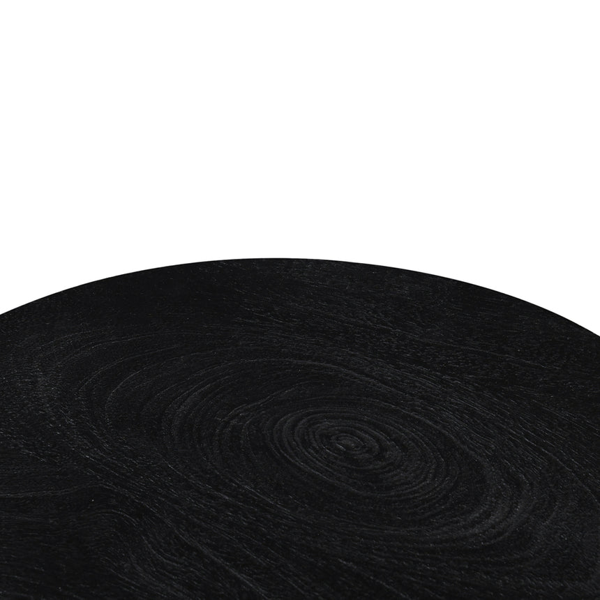 CST8721-RB 40cm Round Side Table - Black