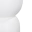 CST8722-RB 38cm Round Side Table - White