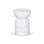 CST8722-RB 38cm Round Side Table - White
