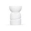 CST8722-RB 38cm Round Side Table - White