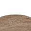 CST8728-RB 45cm Travertine Top Round Side Table