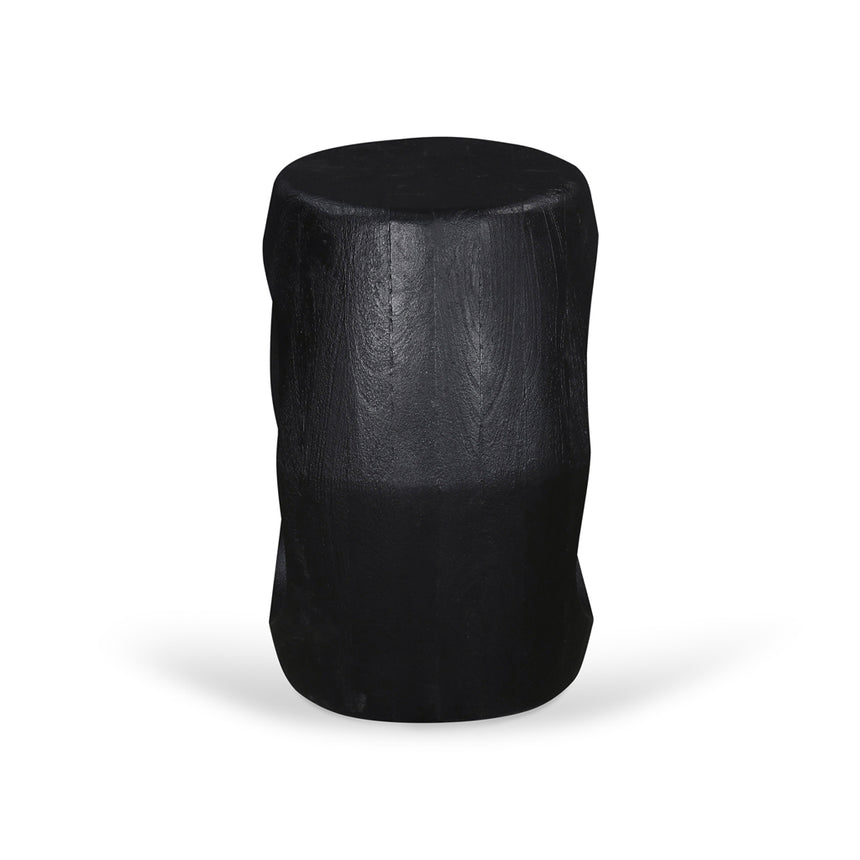 CST8730-RB 40cm Round Side Table - Full Black
