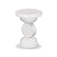 CST8731-RB 38cm Round Side Table - Cafe White