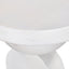 CST8731-RB 38cm Round Side Table - Cafe White