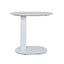 CST8793-NY 60cm Marble Side Table - White Base