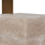 CST8802-NY 40 cm Brushed Gold Side Table - Natural