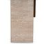 CST8802-NY 40 cm Brushed Gold Side Table - Natural