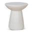 CST8803-NY 42cm Fibre Glass Side Table - White