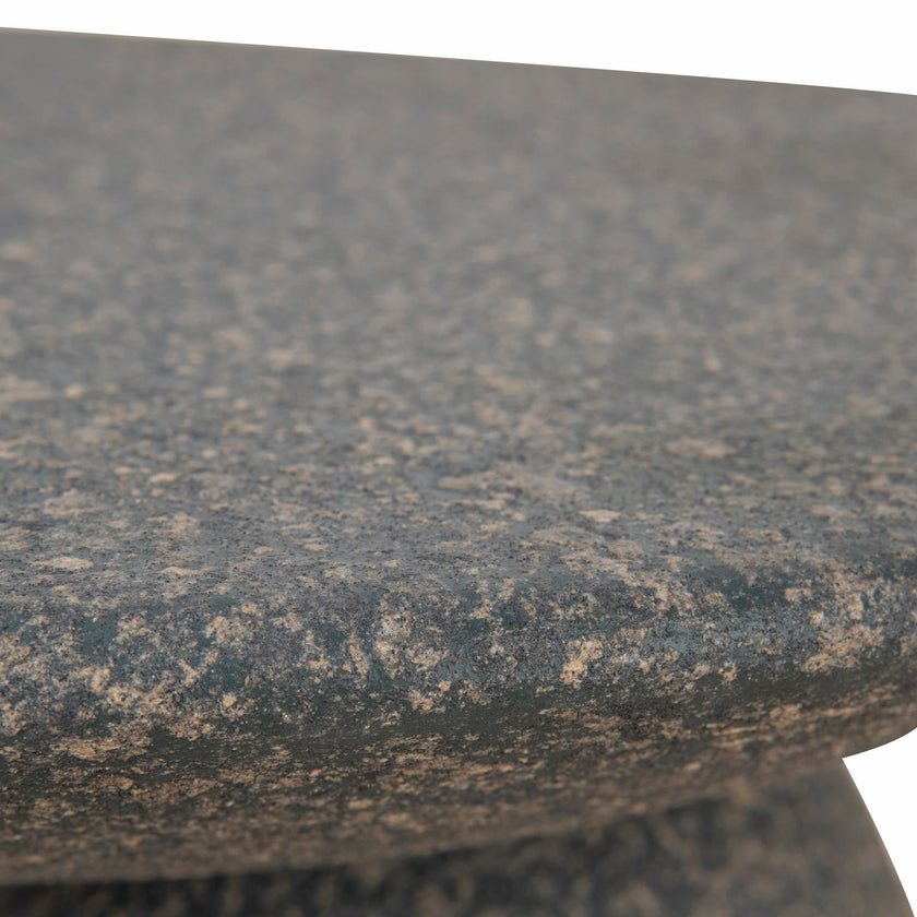 CST8805-NY 60cm Fibre Glass Side Table - Charcoal Latte