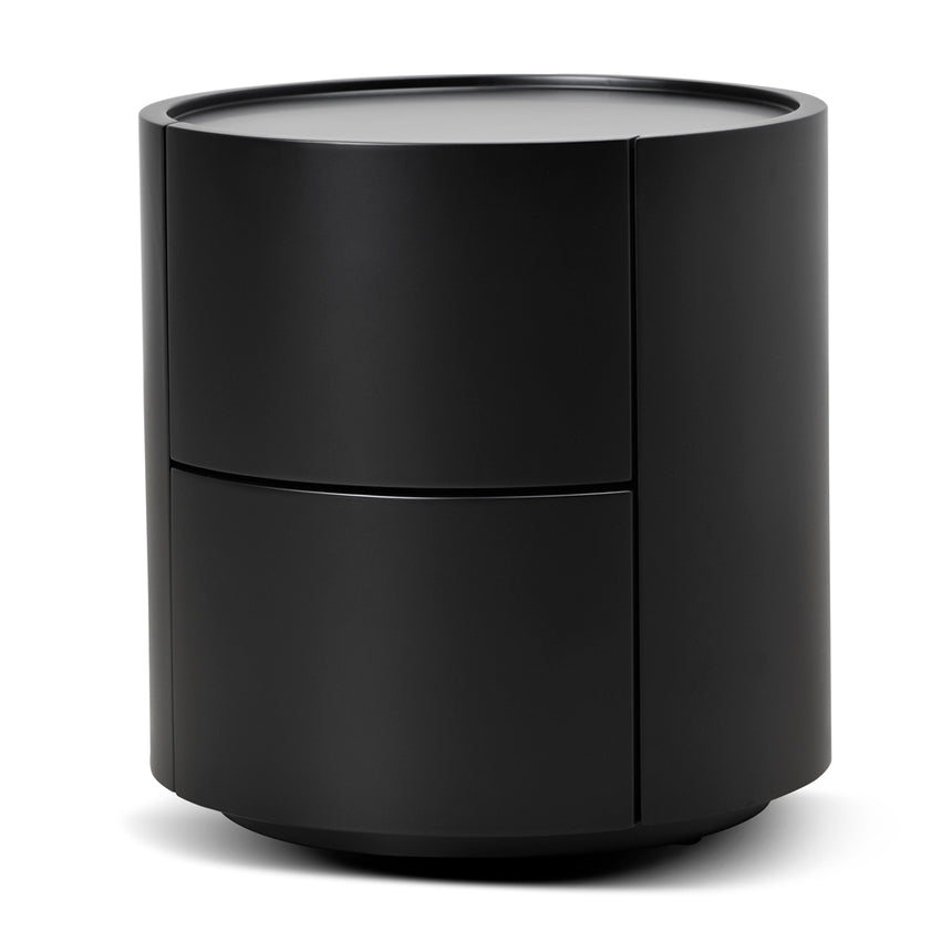 CST6865-SU Wooden Top Side Table - Full Black