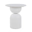 CST8956-NI Round Side Table - Full White