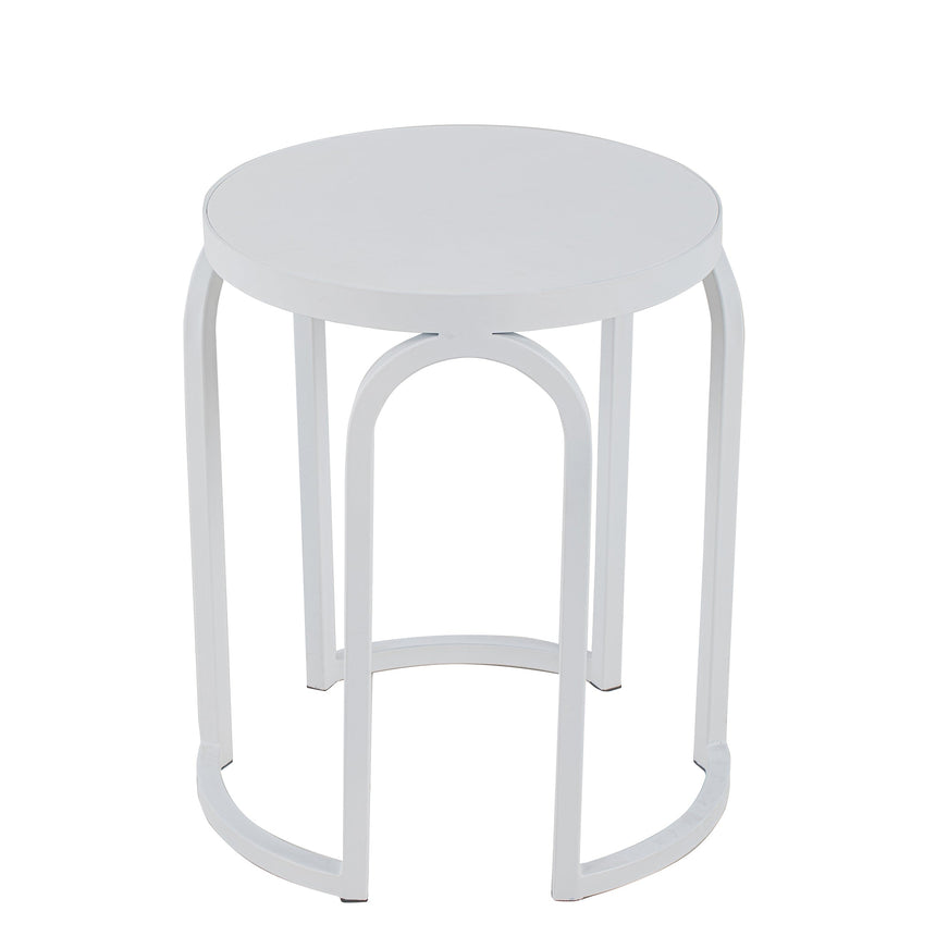 Ex Display - CST8957-NI Oak Side Table - Full White