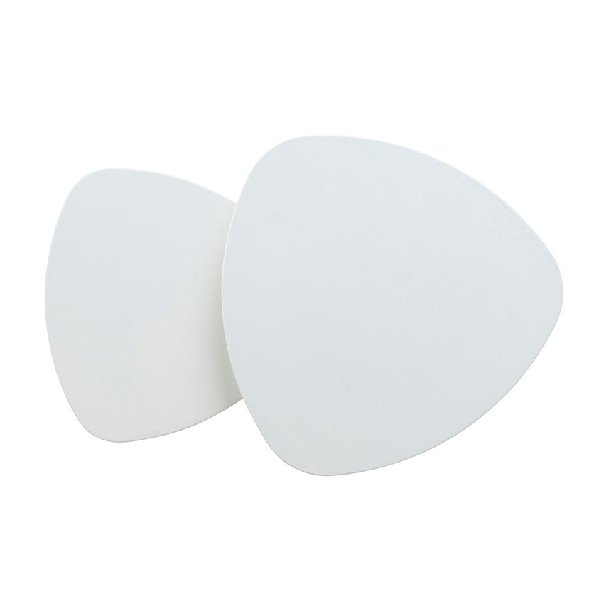 Ex Display - Set of 2 - CST8986-KD Side Table - White